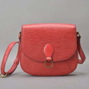 Louis Vuitton Saint Cloud shoulder bag red Epi leather fill crossbody